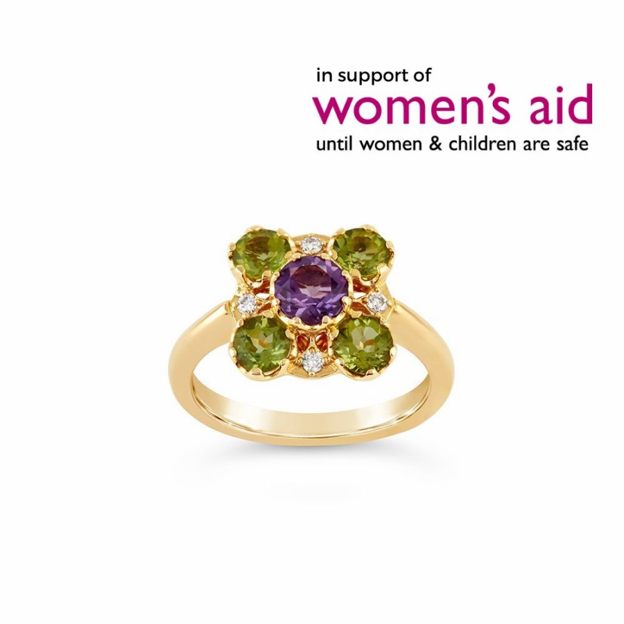 Jewellery Dinny Hall Fine Rings | Nyanda 14K Fine Suffragette Dress Ring