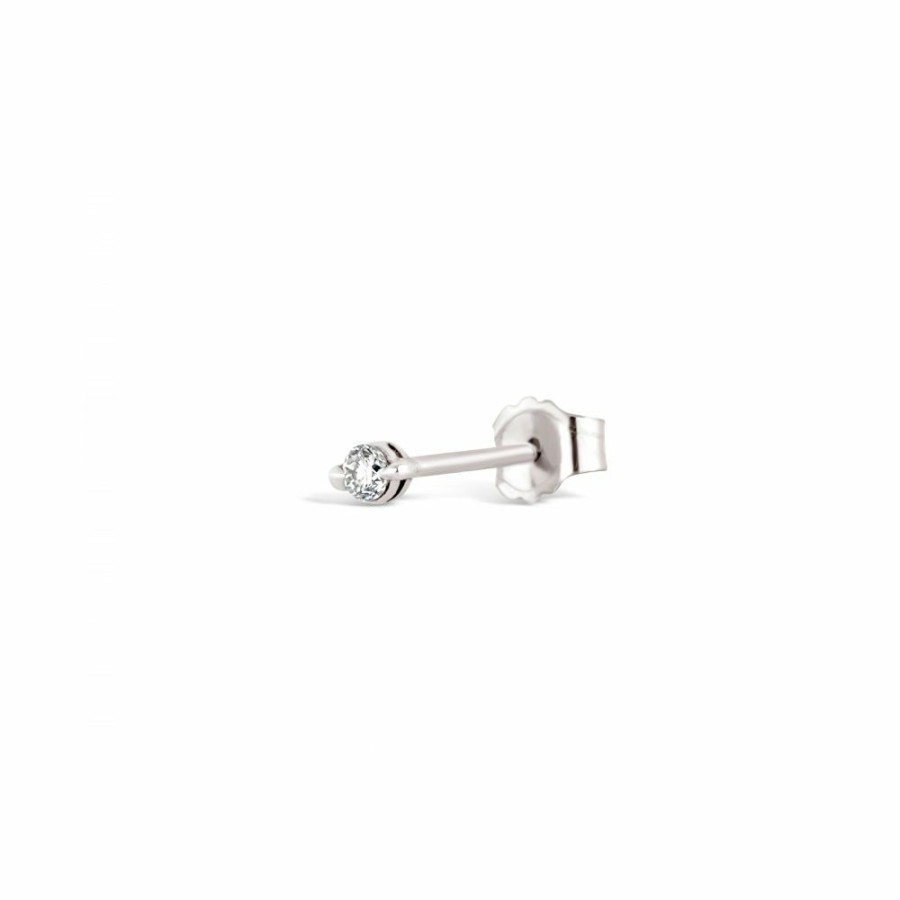 Jewellery Dinny Hall Single Earrings | Shuga 14K Gold Diamond Single Stud